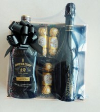 Chocolate and champagne crate