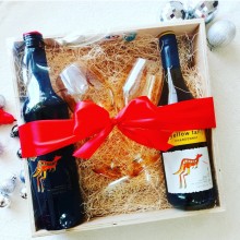 Red and White Wine Crate